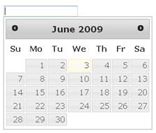 DatePciker using jQuery DatePicker plugin