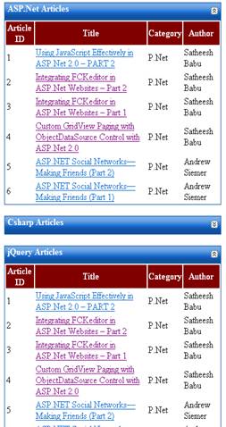 Lazy Loading/On Demand jQuery Collapsible Panel in ASP.Net Using JSON