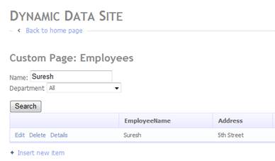 Creating Custom Pages in ASP.Net Dynamic Data Website