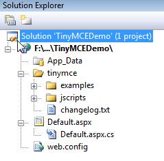 Using TinyMCE Editor in ASP.Net