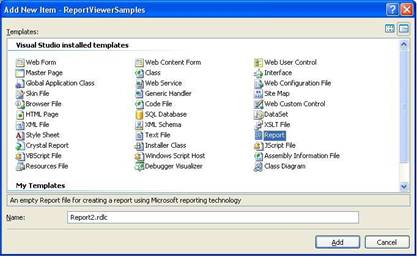 Report Viewer Control in Asp.Net